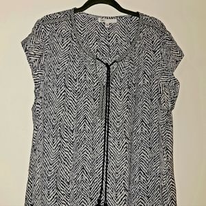 DR2 sleeveless rope tie blouse Like new